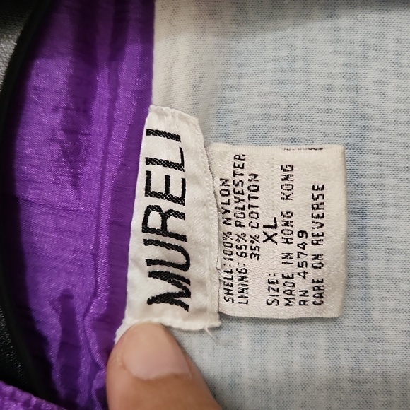 Vintage 80's Mureli Jacket Retro Colorblock Rockabilly 90s - Picture 10 of 12